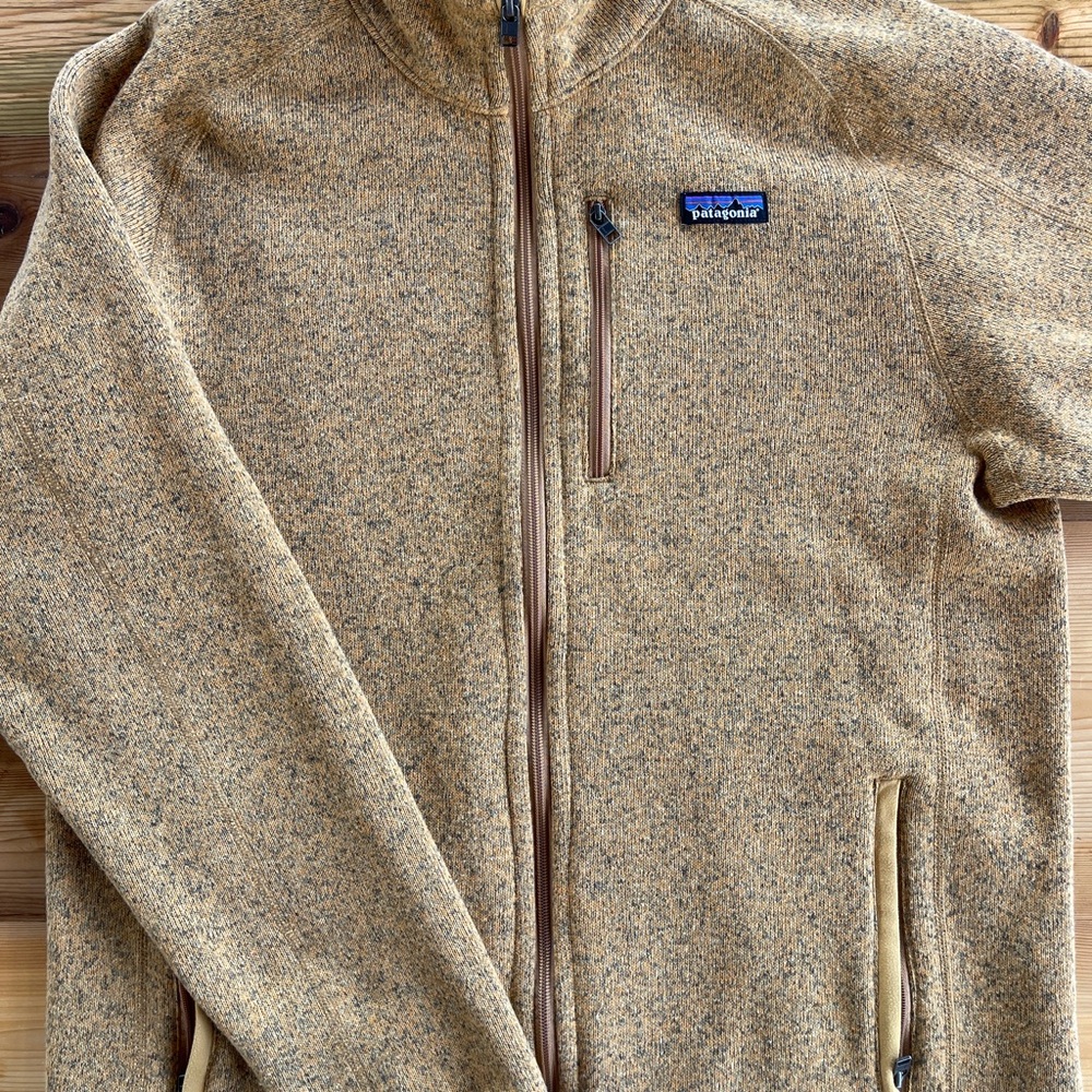 Patagonia Mustard Full Zip Better Sweater